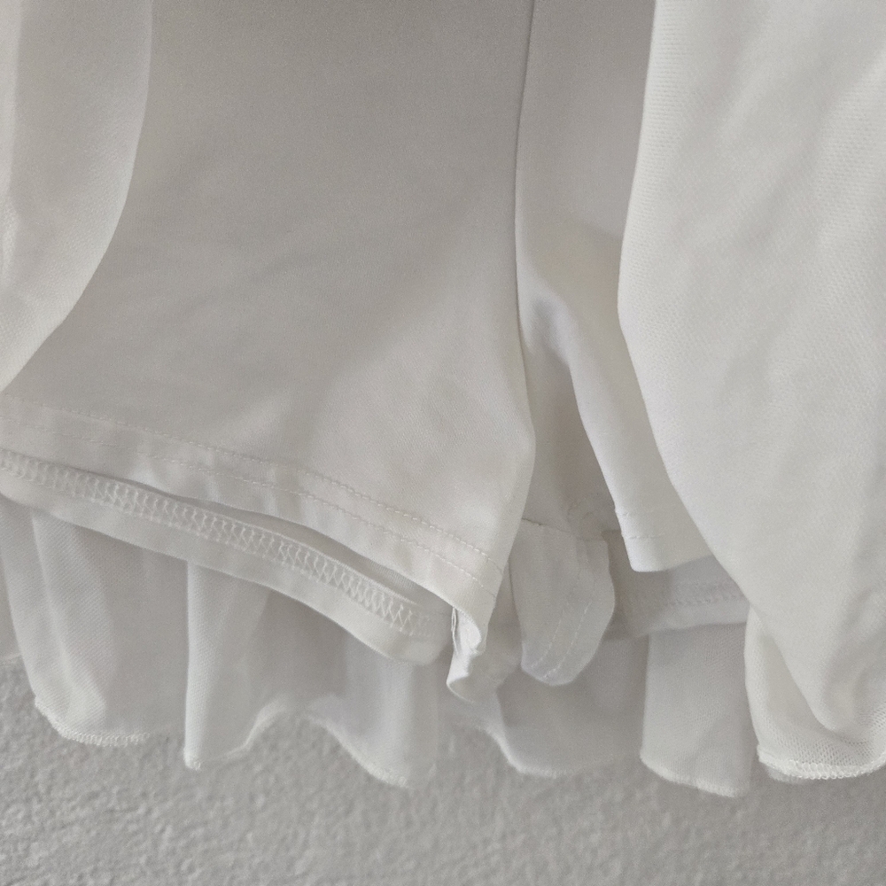 SHEIN White Ruffled Mini Skirt - Picture 5 of 8
